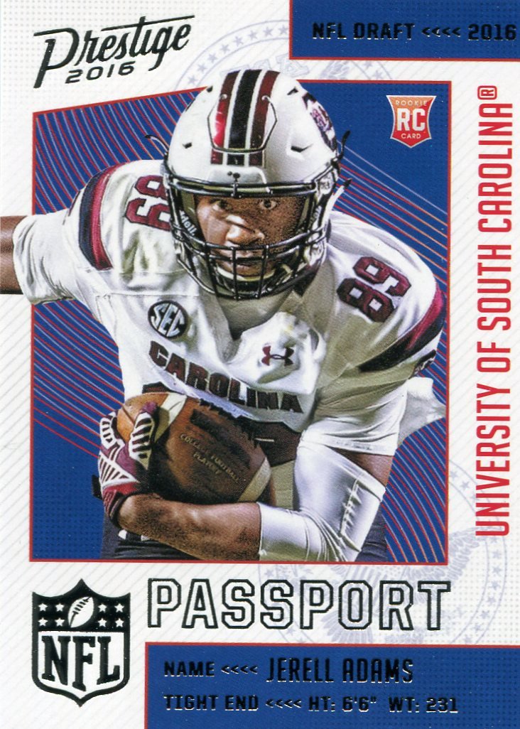 2016 Prestige Football Card Passport #15 Jerell Adams