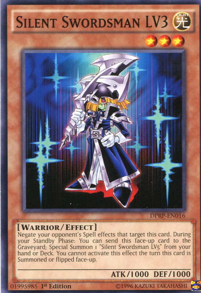 Yugioh Duelist Pack Rivals of the Pharaoh Silent Swordsman LV3, DPRP-EN016