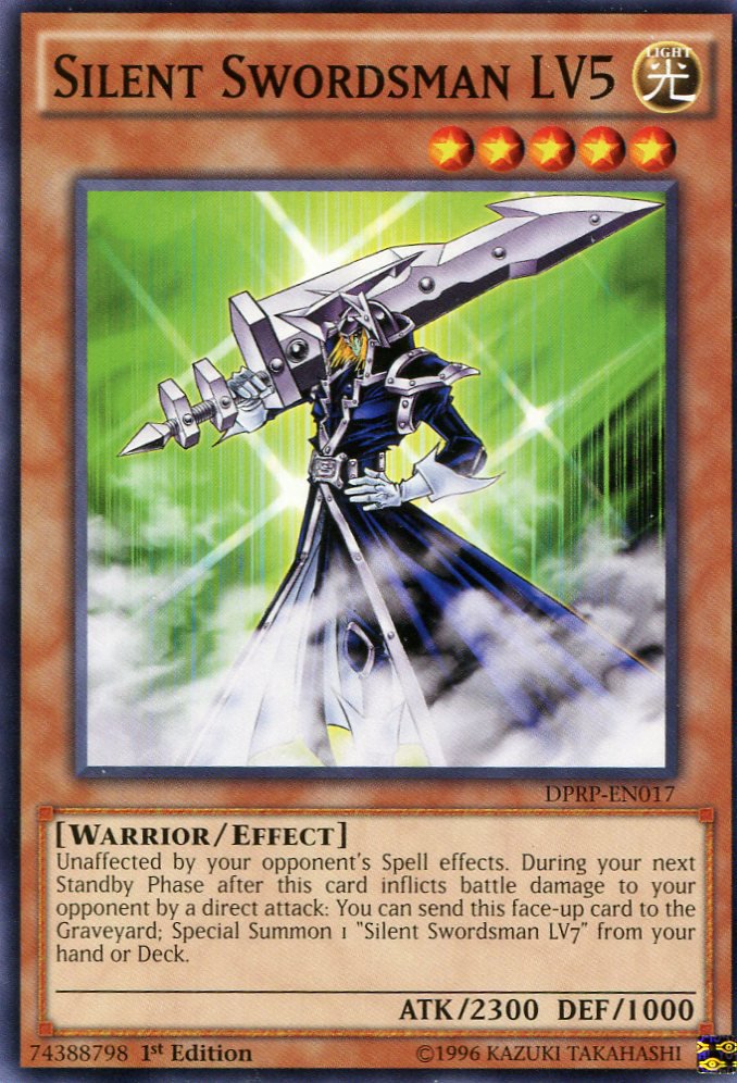 Yugioh Duelist Pack Rivals of the Pharaoh Silent Swordsman LV5, DPRP-EN017
