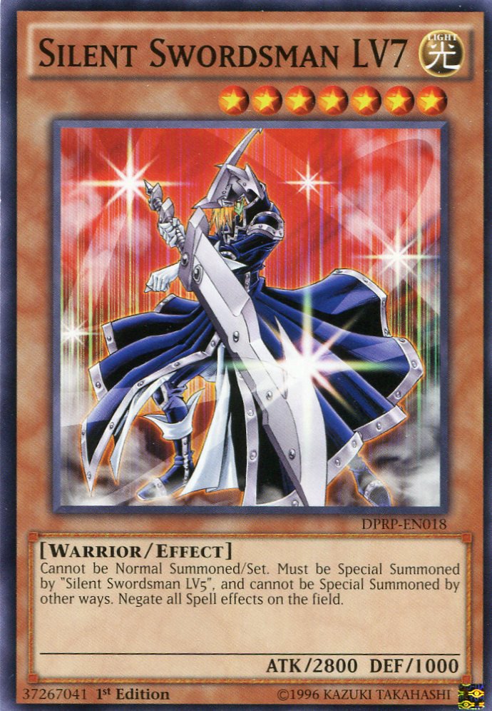 Yugioh Duelist Pack Rivals of the Pharaoh Silent Swordsman LV7, DPRP-EN018