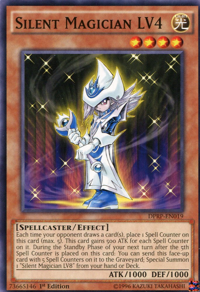 Yugioh Duelist Pack Rivals of the Pharaoh Silent Magician LV4 DPRP-EN019