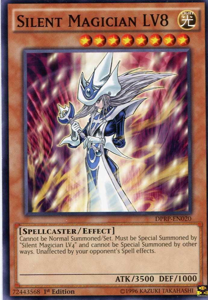 Yugioh Duelist Pack Rivals of the Pharaoh Silent Magician LV8 DPRP-EN020