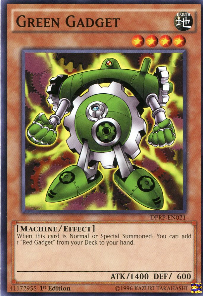 Yugioh Duelist Pack Rivals of the Pharaoh Green Gaget DPRP-EN021