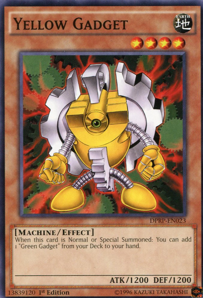 Yugioh Duelist Pack Rivals of the Pharaoh Yellow Gaget DPRP-EN023