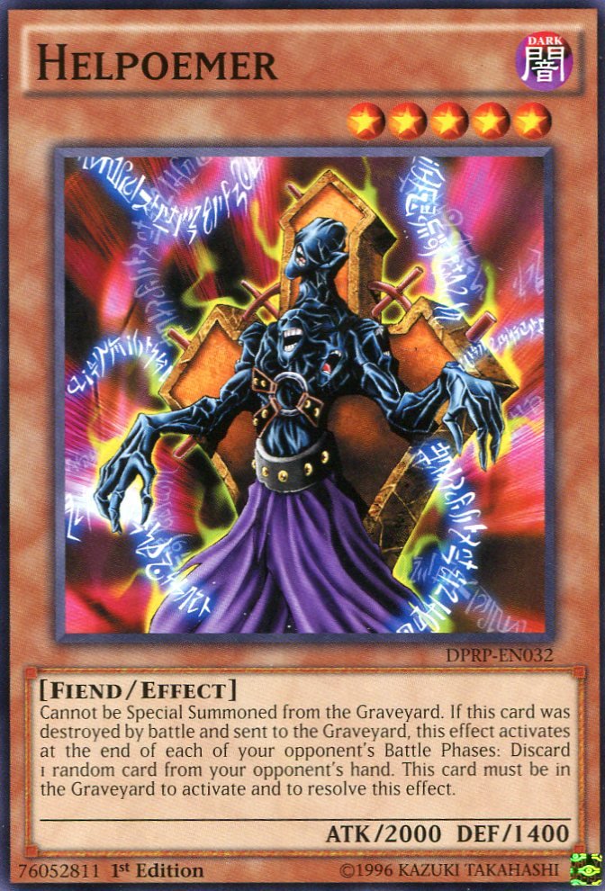 Yugioh Duelist Pack Rivals of the Pharaoh Helpoemer DPRP-EN032