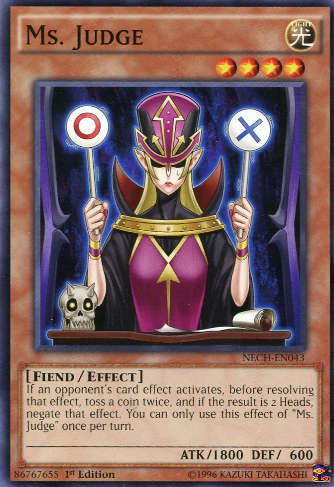 Yugioh Duelist New Challengers, MS. Judge NECH-EN043