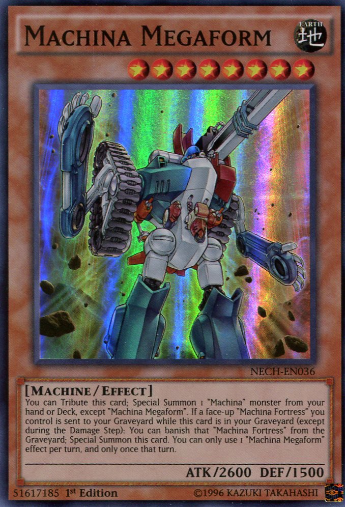 Yugioh Duelist New Challengers, Machina Megaform NECH-EN036