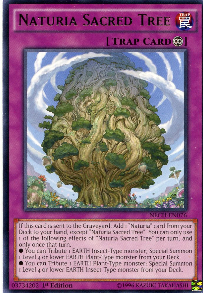 Yugioh Duelist New Challengers, Naturia Sacred Tree NECH-EN076