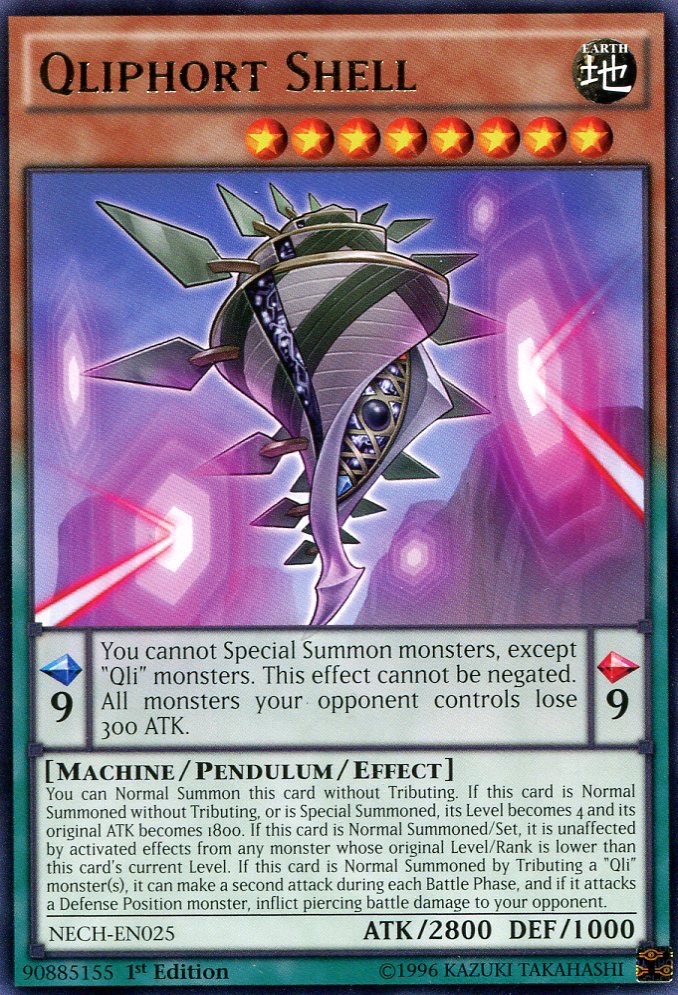 Yugioh Duelist New Challengers, Qliphort Shell NECH-EN025