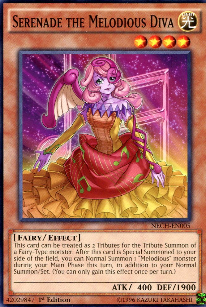 Yugioh Duelist New Challengers, Serenade the Melodious Diva NECH-EN005