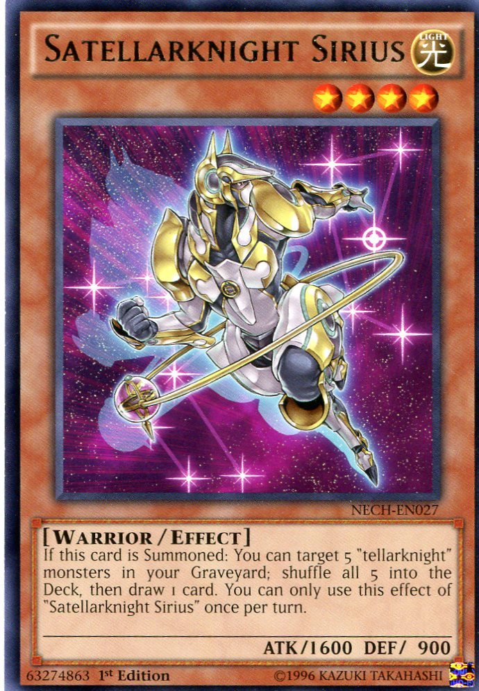 Yugioh Duelist New Challengers, Satellerknight Sirius NECH-EN027