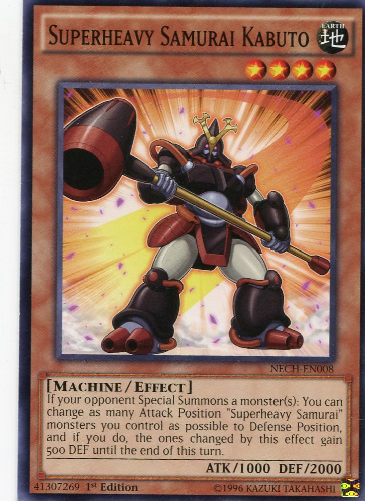 Yugioh Duelist New Challengers, Superheavy Samurai Kabuto NECH-EN008