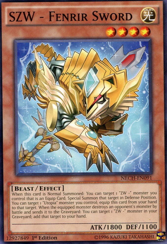 Yugioh Duelist New Challengers, SZW Fenrir Sword NECH-EN091