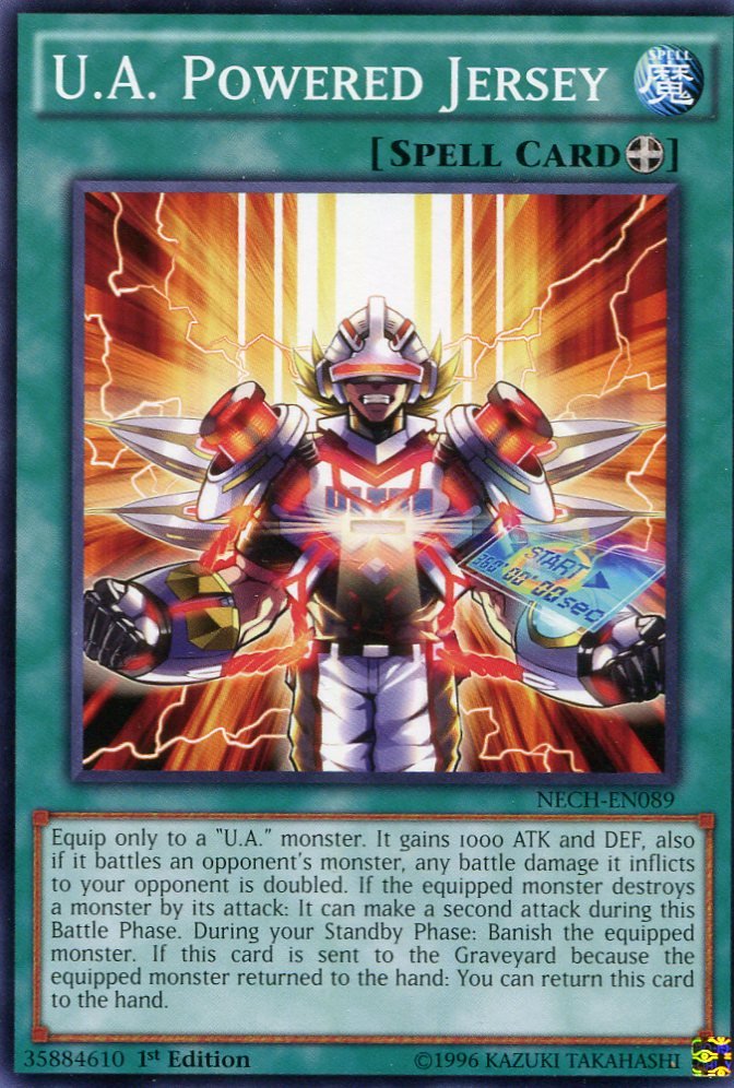 Yugioh Duelist New Challengers, U A Powered Jersey NECH-EN089