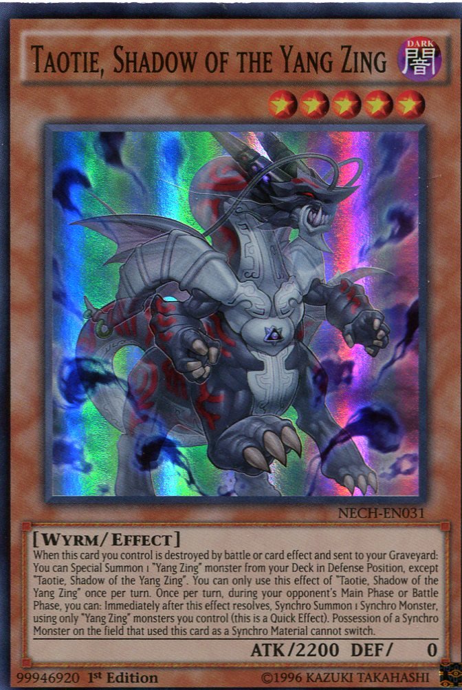 Yugioh Duelist New Challengers, Taotie Shadow of the Yang Zing NECH-EN031