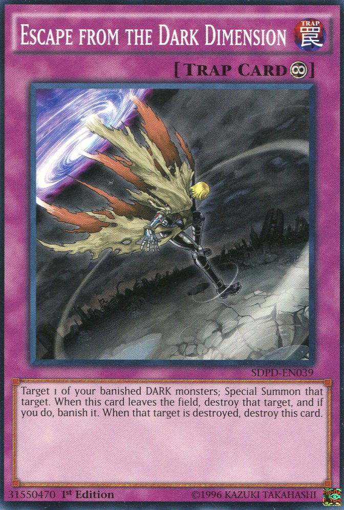 Yugioh Pendulum Domination Escape from the Dark Dimension, SDPD-EN039