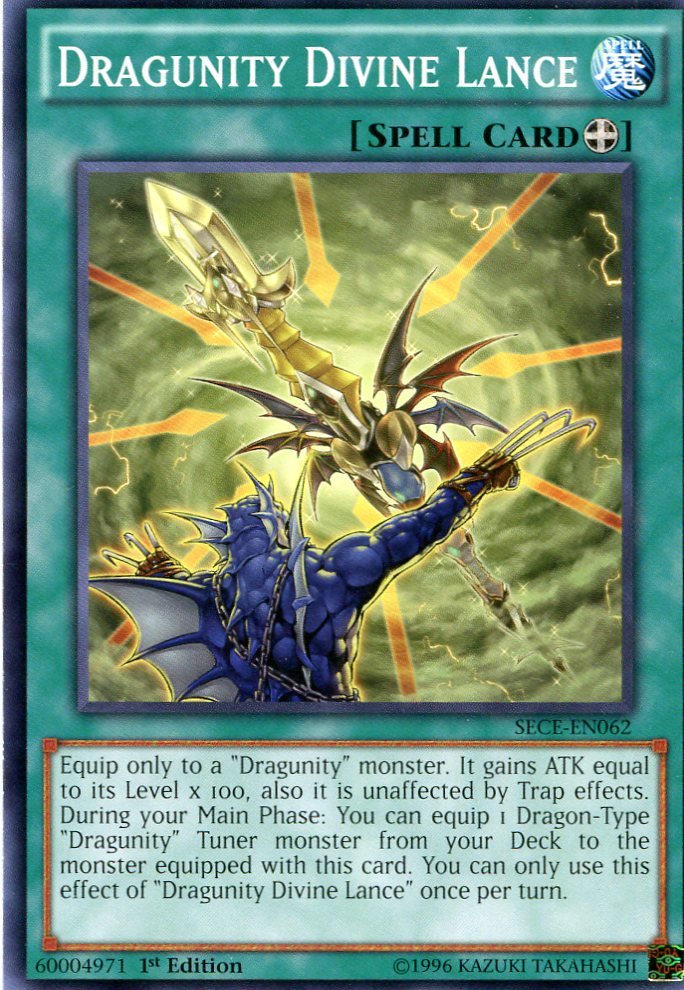 Yugioh Secrets of Eternity Dragunity Divine Lace, SECE-EN062