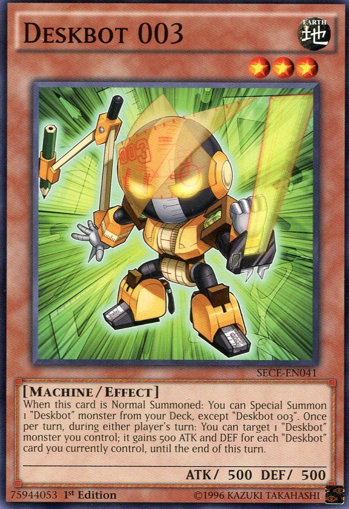 Yugioh Secrets of Eternity Deskbot 003, SECE-EN041