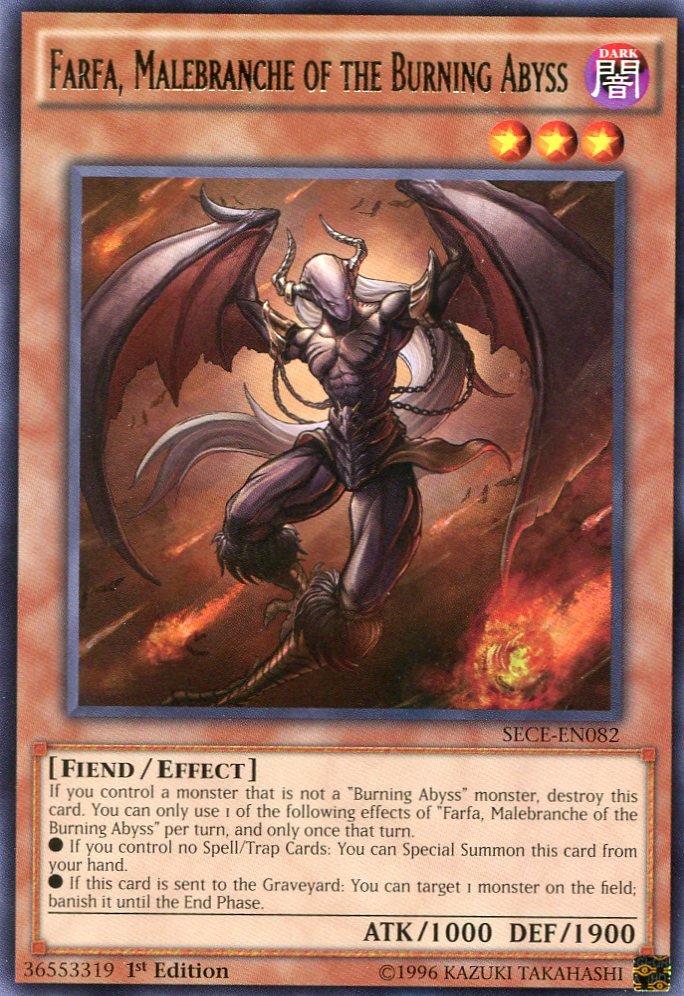 Yugioh - Secrets of Eternity - Farfa Malebranche of the Burning Abyss - SECE-EN082