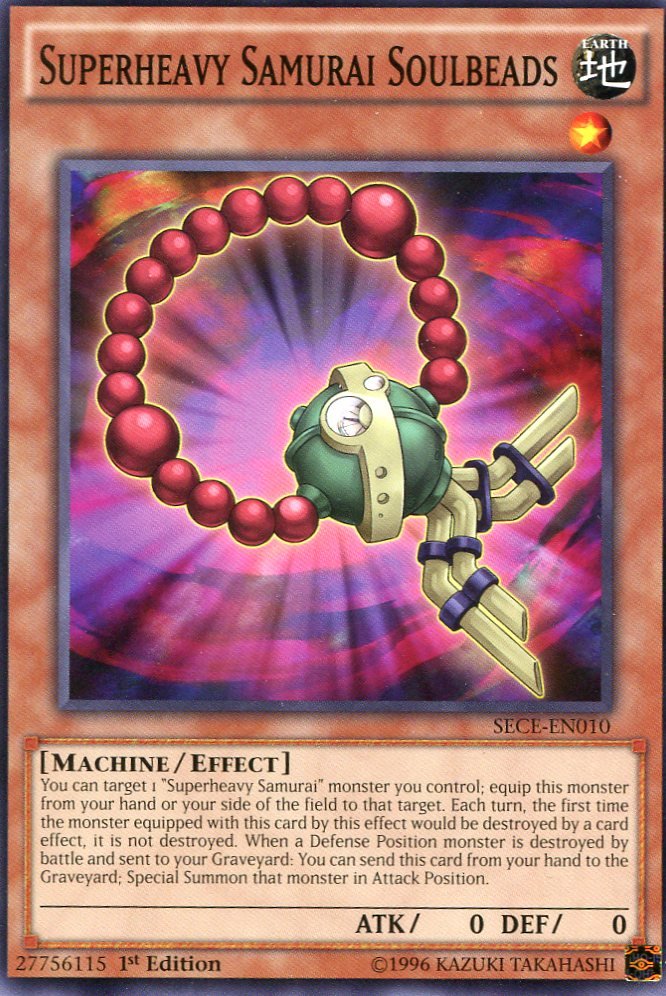 Yugioh - Secrets of Eternity - Superheavy Samurai Soulbeads - SECE-EN010