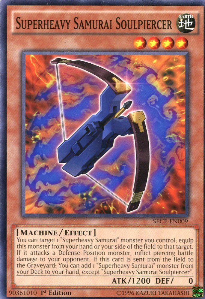 Yugioh - Secrets of Eternity - Superheavy Samurai Soulpiercer - SECE-EN009