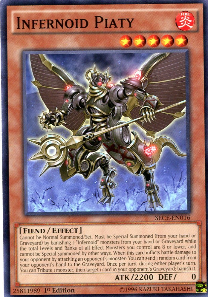 Yugioh - Secrets of Eternity - Infernoid Piaty - SECE-EN016