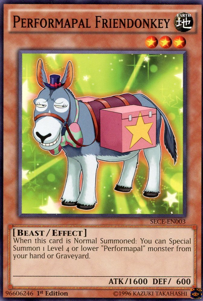 Yugioh - Secrets of Eternity - Performapal Friendonkey - SECE-EN003