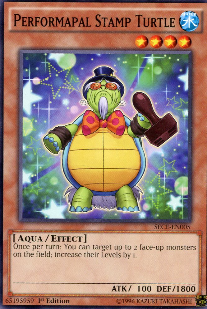 Yugioh - Secrets of Eternity - Performapal Stamp Turtle - SECE-EN005