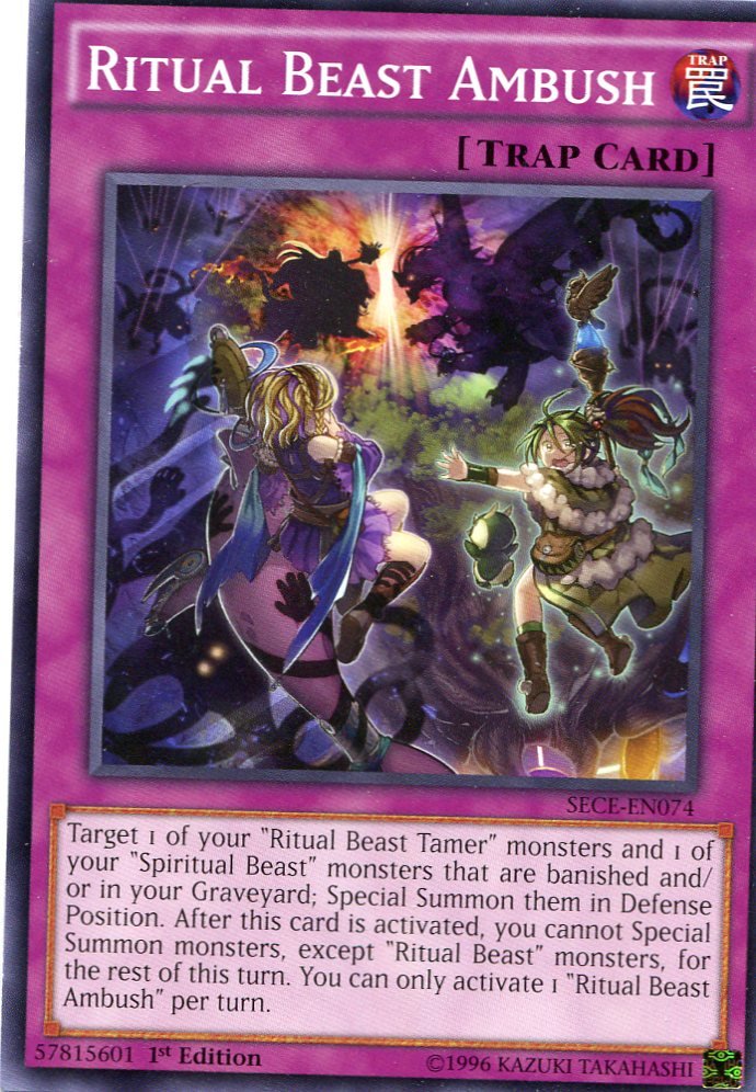 Yugioh - Secrets of Eternity - Ritual Beast Ambush - SECE-EN074