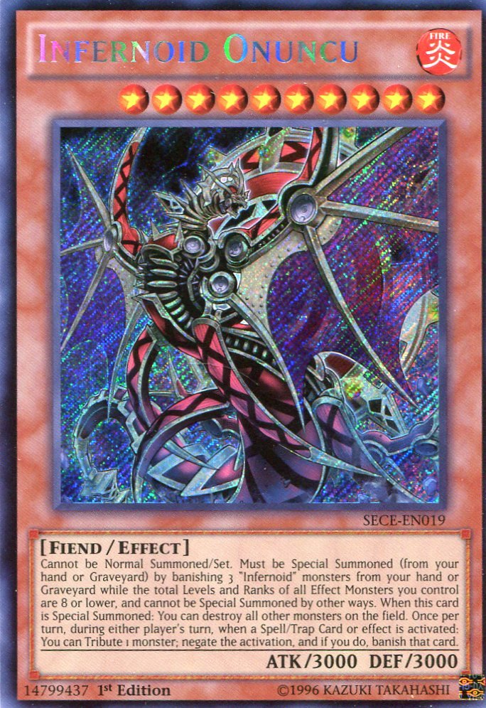 Yugioh - Secrets of Eternity - Infernoid Onuncu - SECE-EN019