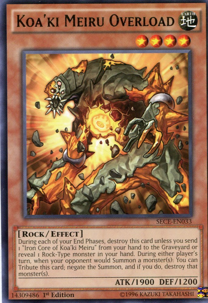 Yugioh - Secrets of Eternity - Koa'Ki Meiru Overload - SECE-EN033