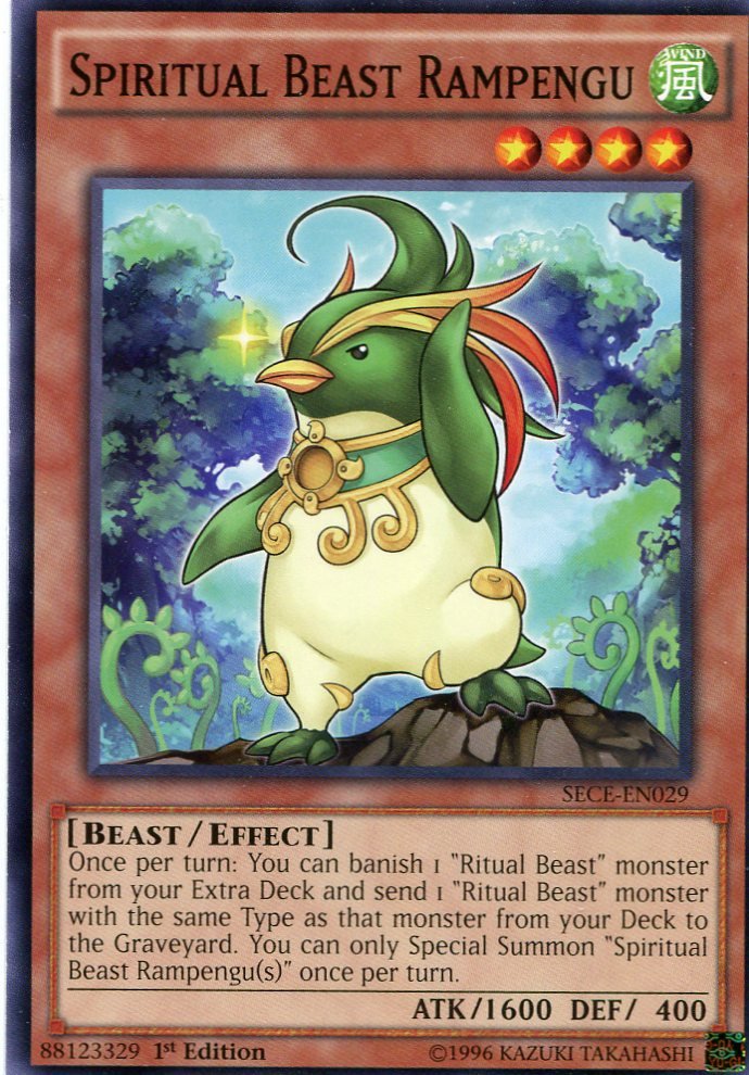Yugioh - Secrets of Eternity - Spiritual Beast Rampengu - SECE-EN029