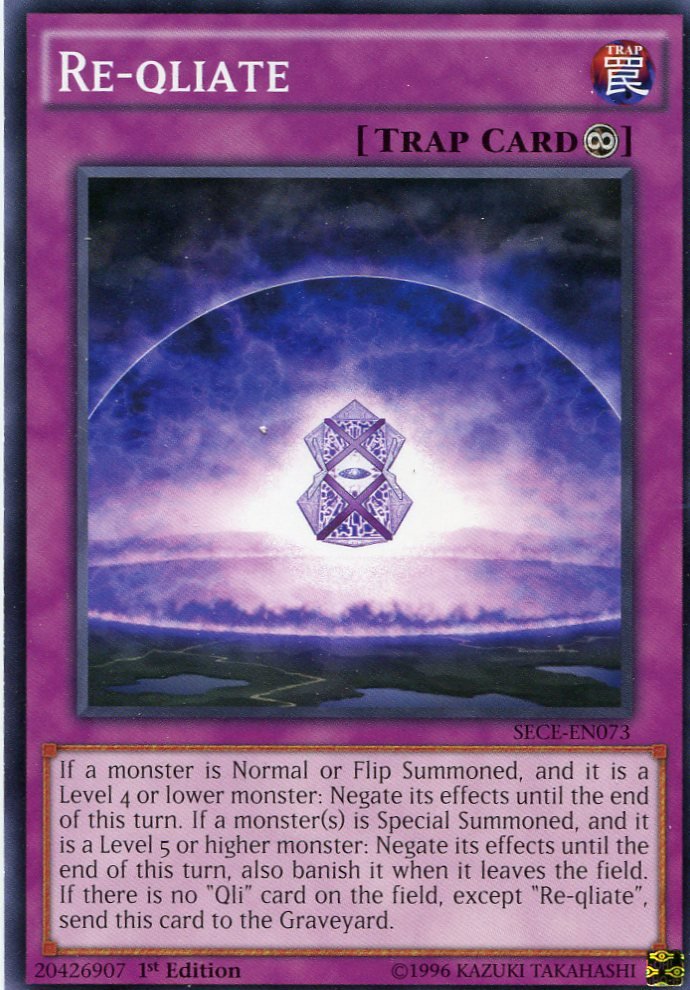 Yugioh - Secrets of Eternity - Re-Qliate - SECE-EN073