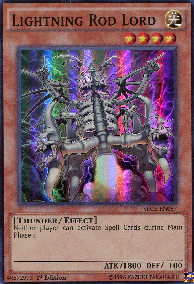 Yugioh - Secrets of Eternity - Lightning Rod Lord - SECE-EN037