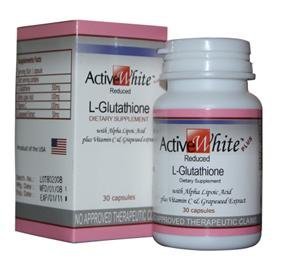 2 bottle Active White Plus L-Glutathione Capsules 750mg USA 30 capsules (FREE SHIPPING)