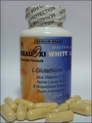 2 bottle Beauoxi White Plus 750mg + 100i.u.USA 60 Giant Capsules (FREE SHIPPING)