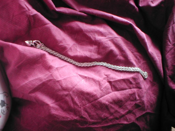 Silver Heart Style Necklace