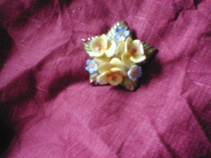 China Posy Brooch