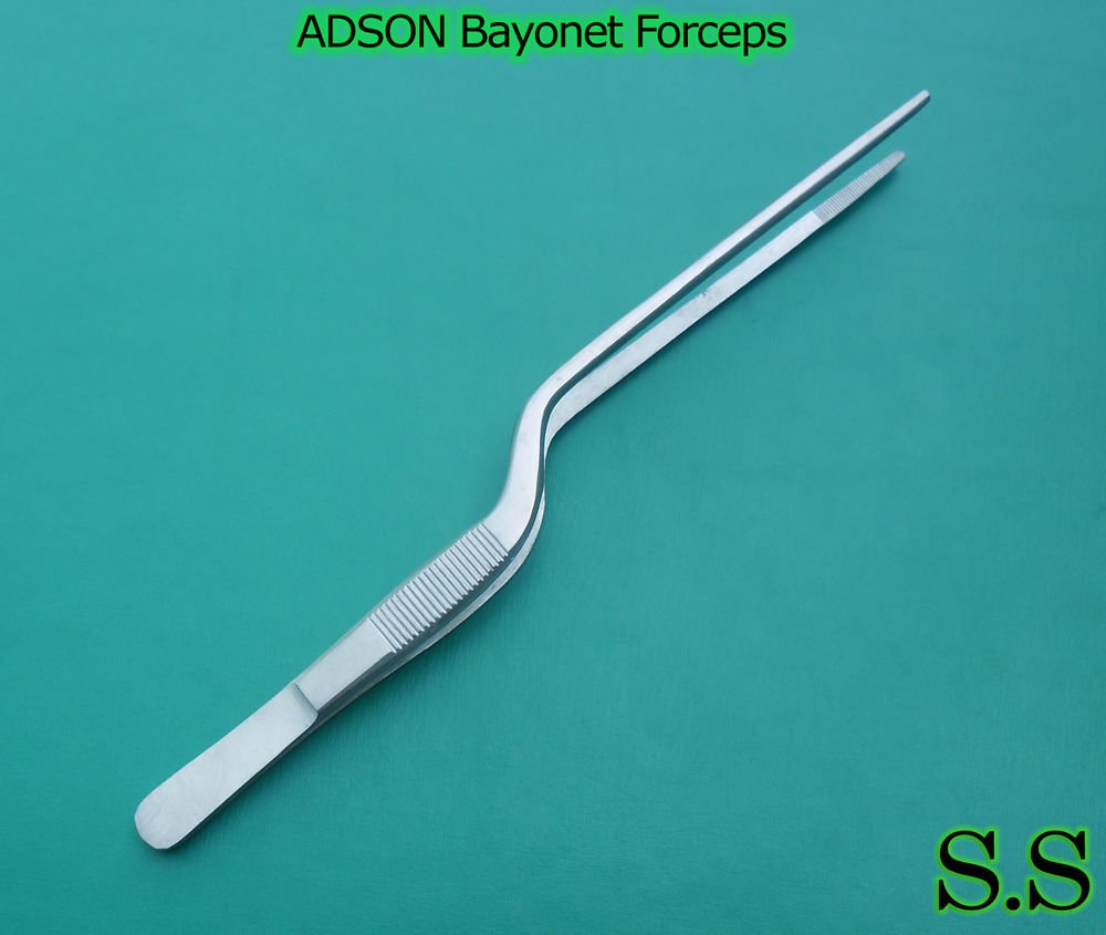 12 Jansen Ear Dressing Forceps Shape 8" Dental