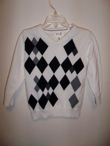 The Children's Place, Toddler Boys Argyle Sweater, Size 24mos.