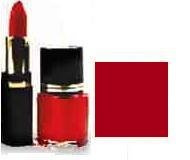 Lipstick/ Nail Polish Combo - Deep Red