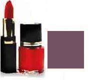 Lipstick/ Nail Polish Combo - Violet Shimmer