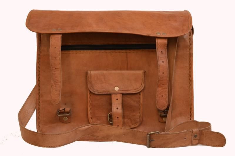 Retro Original Handmade Leather Bag,Unisex Laptop Messenger Laptop Bags #150