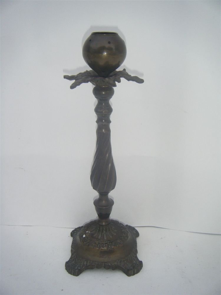 Candle Stand Vintage Antique Brass Candle Holder Decorative India Rare #1001