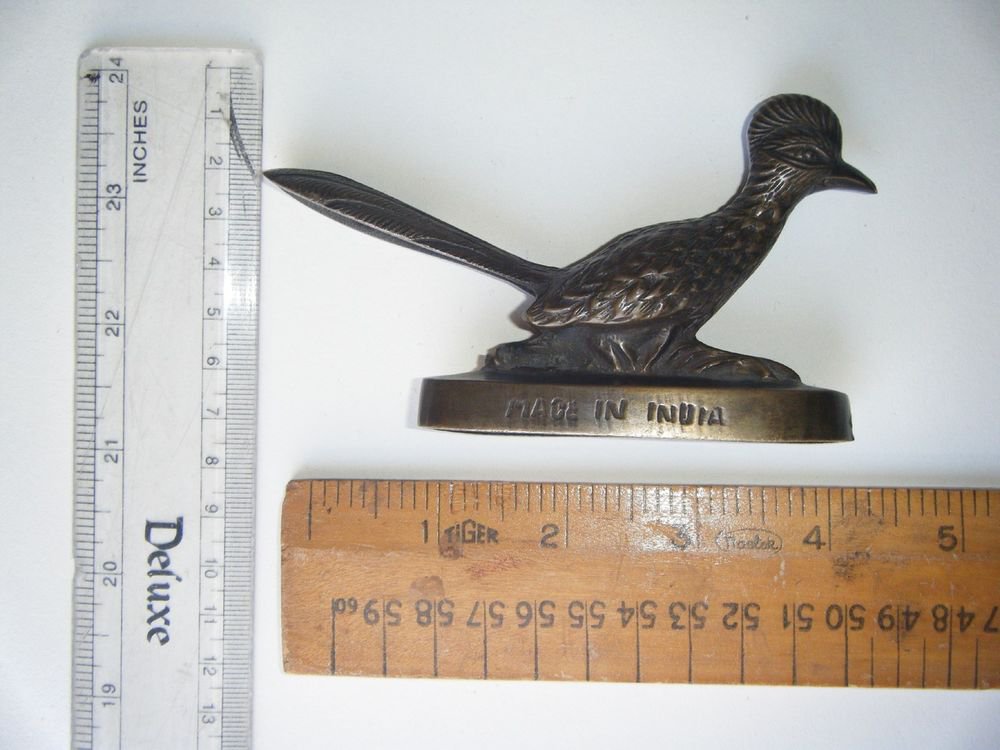 Antique Vintage Brass Metal Bird, Decorative Bird Collectible made in India #378