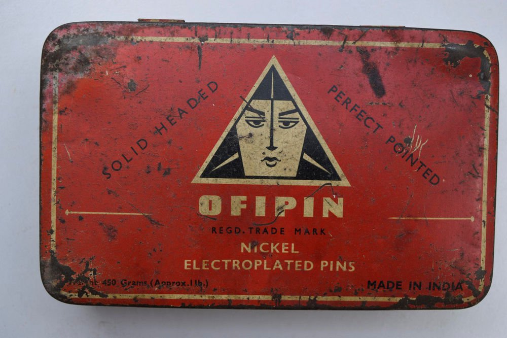 Old Sweets Tin Box, Rare Collectible Litho Printed Tin Boxes India #1496