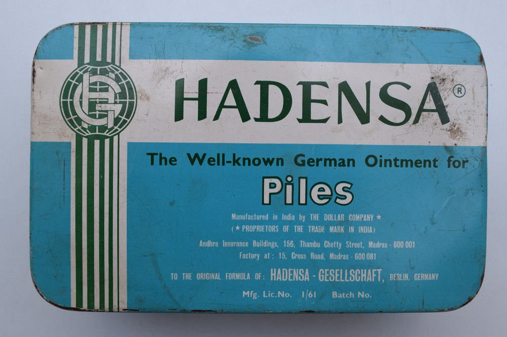 Old Sweets Tin Box, Rare Collectible Litho Printed Tin Boxes India #1343