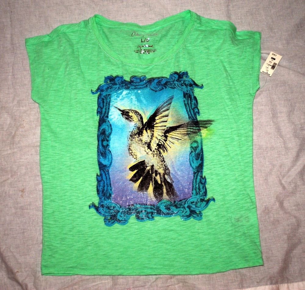 2x Aeropostale Size L Womens Graphic T-Shirt Hearts Cupcakes Flowers $29.50