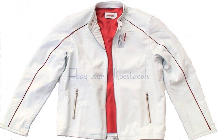White Leather Jacket