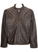 BROWN LEATHER JACKET